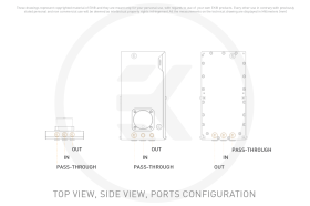 EK-Quantum Kinetic³ FLT 280 D5 PWM D-RGB - Plexi