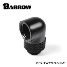 Barrow G1/4 Male Rotary to 90 Degree Female Angle - Black